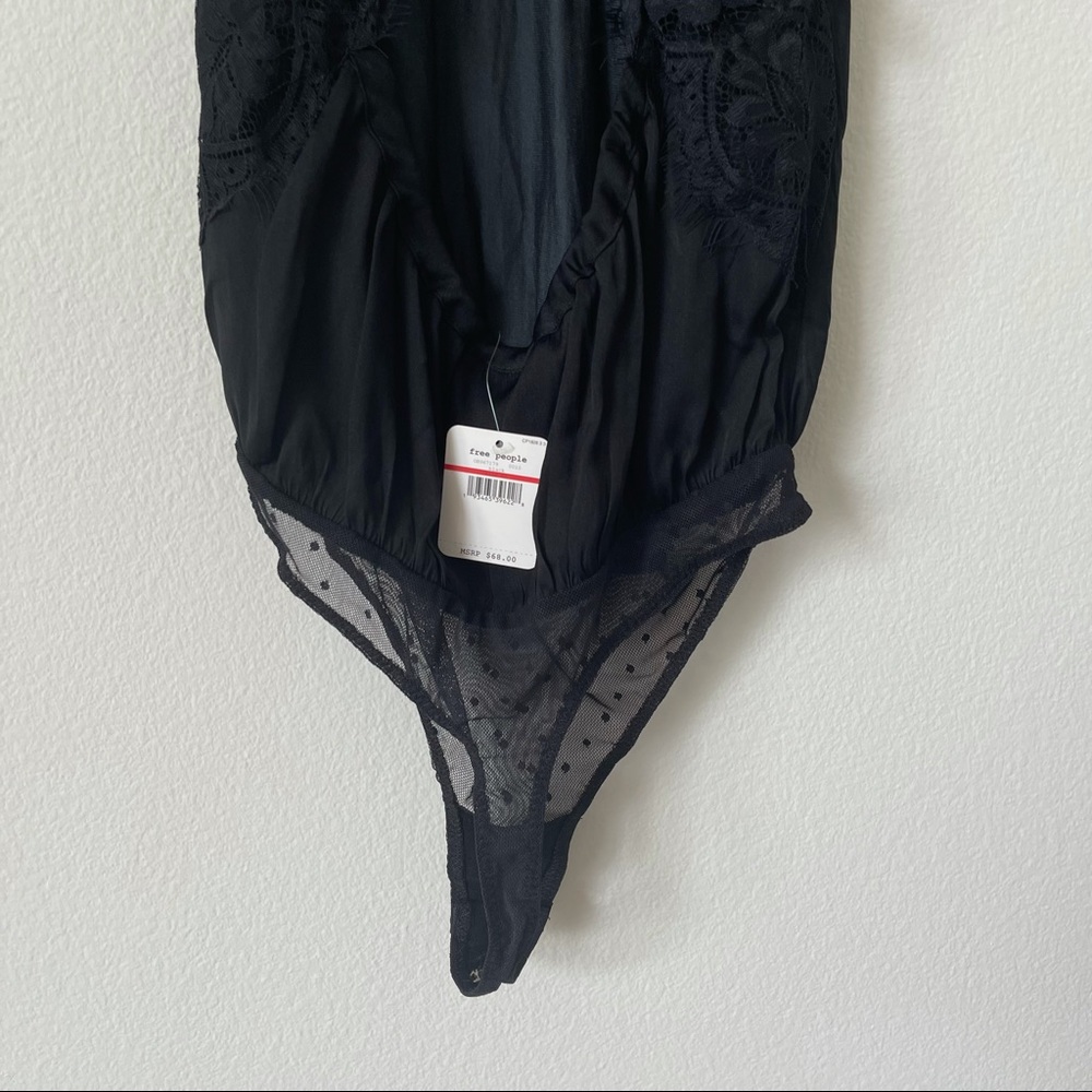 Free People Intimately Melrose Black Lace Backless Bodysuit XS - Picture 10 of 16
